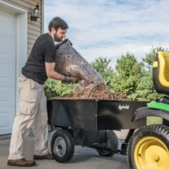 Agri-Fab 45-0101 340kg Utility Steel Tipping Trailer -Greenworks Sale Shop 45 0101 lifestyle