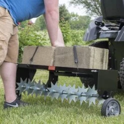 Agri-Fab 45-0544 40" Towed Spike Aerator -Greenworks Sale Shop 45 0544 lifestyle 2