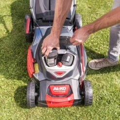 AL-KO 36V 512 Li VS-W Premium 4-in-1 Variable Speed Cordless Lawn Mower (with 1 X 5Ah Battery & Fast Charger) -Greenworks Sale Shop 512livsw 1 1