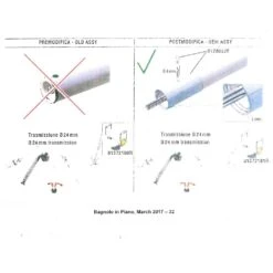 Oleo-Mac 61280326 Adapter Kit For 24mm Shaft Attachments To 26mm Power Units Converter