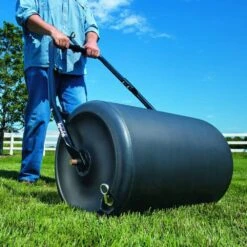 Agri-Fab 45-0267 Poly Tow/Push Lawn Roller 24" X 18" -Greenworks Sale Shop agri fab 45 0267 roller lifestyle