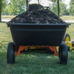 Agri-Fab 45-0553 450kg / 1000lb Poly Tipping/Swivel Trailer -Greenworks Sale Shop agri fab 45 05553 trailer rear