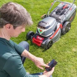 AL-KO 36V 46.2 Li SP-W Comfort 3-in-1 Self-Propelled Cordless Lawn Mower (with 2 X 4Ah Batteries & Fast Charger) 17 AL-KO 36V 46.2 Li SP-W Comfort 3-in-1 Self-Propelled Cordless Lawn Mower (with 2 X 4Ah Batteries & Fast Charger) -Greenworks Sale Shop ak119979 app 1 1