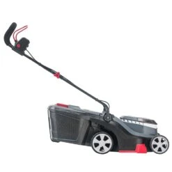 AL-KO 3.22 Li R Easy 18V Bosch Home & Garden Compatible Push Cordless Lawn Mower (with 2 X 2.5Ah Batteries & Standard Charger) 12 AL-KO 3.22 Li R Easy 18V Bosch Home & Garden Compatible Push Cordless Lawn Mower (with 2 X 2.5Ah Batteries & Standard Charger) -Greenworks Sale Shop al ko 3.22.li r easy lawnmower side 2