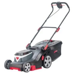 AL-KO 3.82 Li R Comfort 18V Bosch Home & Garden Compatible 3-in-1 Push Cordless Lawn Mower (Tool Only) -Greenworks Sale Shop al ko 3.82 li r comfort lawnmower angle 1 1