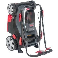 AL-KO 3.82 Li R Comfort 18V Bosch Home & Garden Compatible 3-in-1 Push Cordless Lawn Mower (with 2 X 4Ah Batteries & Standard Charger) 18 AL-KO 3.82 Li R Comfort 18V Bosch Home & Garden Compatible 3-in-1 Push Cordless Lawn Mower (with 2 X 4Ah Batteries & Standard Charger) -Greenworks Sale Shop al ko 3.82 li r comfort lawnmower vertical storage