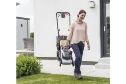 AL-KO 34.8 Li EasyFlex 20V Cordless Lawn Mower (with 2 X 2.5Ah Batteries & Charger) 19 AL-KO 34.8 Li EasyFlex 20V Cordless Lawn Mower (with 2 X 2.5Ah Batteries & Charger) -Greenworks Sale Shop al ko 34 8 li battery lawnmower lifestyle carry handle 3