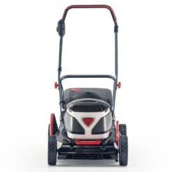 AL-KO 36V 42.2 Li Comfort Push Cordless Lawn Mower (with 2 X 4Ah Batteries & Fast Charger) -Greenworks Sale Shop al ko comfort 42.2 li cordless lawnmower front 1