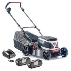 AL-KO 36V 42.2 Li Comfort Push Cordless Lawn Mower (with 2 X 4Ah Batteries & Fast Charger)