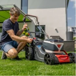 AL-KO 36V 46.2 Li SP Comfort 3-in-1 Self-Propelled Cordless Lawn Mower (with 1 X 4Ah Battery & Fast Charger) -Greenworks Sale Shop al ko comfort 46.2 li sp lawnmower hoc 1 1