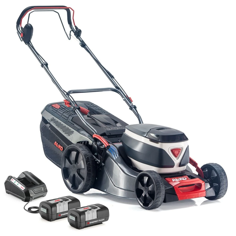 AL-KO 36V 46.2 Li SP-W Comfort 3-in-1 Self-Propelled Cordless Lawn Mower (with 2 X 4Ah Batteries & Fast Charger) 1 AL-KO 36V 46.2 Li SP-W Comfort 3-in-1 Self-Propelled Cordless Lawn Mower (with 2 X 4Ah Batteries & Fast Charger)