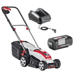 AL-KO 36V Moweo 3.29 Li Easy Push Cordless Lawn Mower (with 4Ah Battery & Charger)