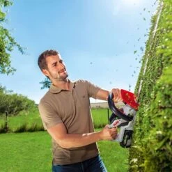 AL-KO 36V HT 4055 Comfort Cordless Hedge Trimmer Kit (with 4Ah Battery & Charger) (Bundle Builder) -Greenworks Sale Shop al ko energyflex ht 4055 lifestyle 1 1