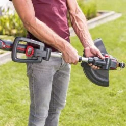 AL-KO GT 1825 18V Bosch Home & Garden Compatible Cordless Grass Trimmer / Lawn Edger (Tool Only) (Bundle Builder) -Greenworks Sale Shop al ko gt1825 grass trimmer lifestyle 2 2