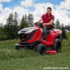 Solo By AL-KO T 22-105 HD V2 SD Premium Hydrostatic Rear Collect Lawn Tractor -Greenworks Sale Shop al ko t22 105 hd v2 sd lawn tractor lifestyle 2