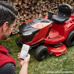 Solo By AL-KO T 24-125 HD V2 Premium Hydrostatic Rear Collect Lawn Tractor 17 Solo By AL-KO T 24-125 HD V2 Premium Hydrostatic Rear Collect Lawn Tractor -Greenworks Sale Shop al ko t22 105 hd v2 sd lawn tractor lifestyle smart connected 1