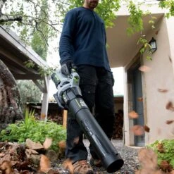 EGO Power+ LB5301E 56V Cordless Leaf Blower (with 2.5Ah Battery & Charger) -Greenworks Sale Shop blower lifestyle 2 1