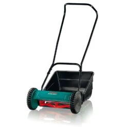 Bosch AHM 38 G Hand Lawn Mower -Greenworks Sale Shop bosch ahm38g hand mower angle