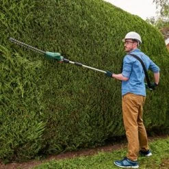 Bosch UniversalHedgePole 18V Cordless Long Reach Hedge Trimmer (with 2.5Ah Battery & Charger) -Greenworks Sale Shop bosch universalhedgepole 18 lifestyle