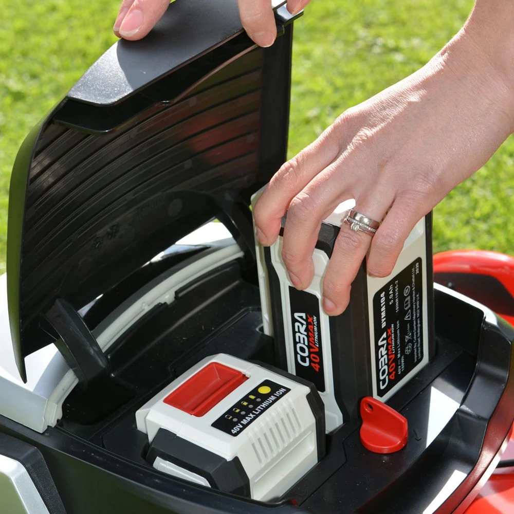 Cobra RM51SP80V 80V Self-Propelled Rear Roller Cordless Lawn Mower (with 2 X 40V 5Ah Batteries & 2 X Fast Chargers) 6 Cobra RM51SP80V 80V Self-Propelled Rear Roller Cordless Lawn Mower (with 2 X 40V 5Ah Batteries & 2 X Fast Chargers) - Image 6