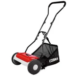 Cobra HM381 Cylinder Hand Push Lawn Mower -Greenworks Sale Shop cobra hm381 lawnmower angle