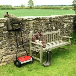 Cobra HM381 Cylinder Hand Push Lawn Mower -Greenworks Sale Shop cobra hm381 lawnmower lifestyle 3