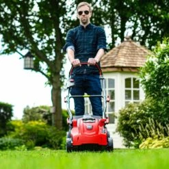 Cobra MX3440V 34cm 40V Lithium-Ion Cordless Lawn Mower (with 2.5Ah Battery & Charger) 19 Cobra MX3440V 34cm 40V Lithium-Ion Cordless Lawn Mower (with 2.5Ah Battery & Charger) -Greenworks Sale Shop cobra mx3440v lawnmower lifestyle 1