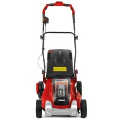 Cobra MX4140V Lithium-Ion Cordless Lawn Mower (with 4Ah Battery & Charger) -Greenworks Sale Shop cobra mx4140v lawnmower front 1