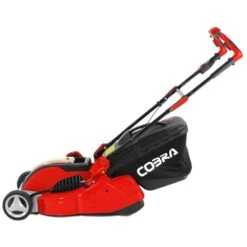 Cobra RM4140V 40V Li-Ion Cordless Rear Roller Lawn Mower (with 4Ah Battery & Charger) -Greenworks Sale Shop cobra rm4140v lawnmower side 2 1