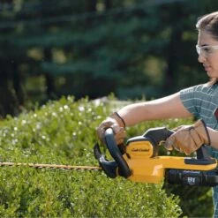 Cub Cadet LH5 H60 60V MAX Li-Ion Cordless Hedge Trimmer (Bare Tool) (Bundle Builder) -Greenworks Sale Shop cub cadet 60v hedge cutter lifestyle 1