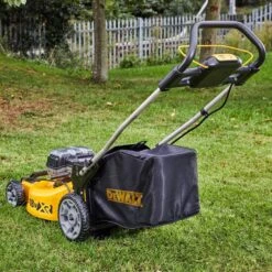 DeWalt DCMW564P2-GB 18V XR Push Cordless Lawn Mower (with 2 X 5Ah Batteries & Charger) -Greenworks Sale Shop dewalt dcm564 lawnmower rear 2