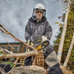 DeWalt DCM565N-XJ 18V XR 30cm Cordless Chainsaw (Tool Only) -Greenworks Sale Shop dewalt dcm565 chainsaw lifestyle 4 1