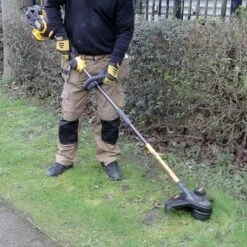 DeWalt DCM5713N-XJ 54V XR FLEXVOLT Cordless String Trimmer (Tool Only) -Greenworks Sale Shop dewalt dcm5713 lifestyle 1