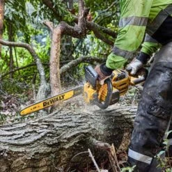 DeWalt DCMCS574N-XJ 54V XR FLEXVOLT 45cm Cordless Chainsaw (Tool Only) -Greenworks Sale Shop dewalt dcmcs574 chainsaw lifestyle 1