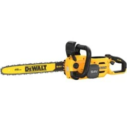 DeWalt DCMCS574X1-GB 54V XR FLEXVOLT 45cm Cordless Chainsaw (with 9Ah Battery & Fast Charger) -Greenworks Sale Shop dewalt dcmcs574 chainsaw side