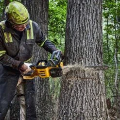 DeWalt DCMCS575X1-GB 54V XR FLEXVOLT 50cm Cordless Chainsaw (with 9Ah Battery & Fast Charger) 12 DeWalt DCMCS575X1-GB 54V XR FLEXVOLT 50cm Cordless Chainsaw (with 9Ah Battery & Fast Charger) -Greenworks Sale Shop dewalt dcmcs575 chainsaw lifestyle 2