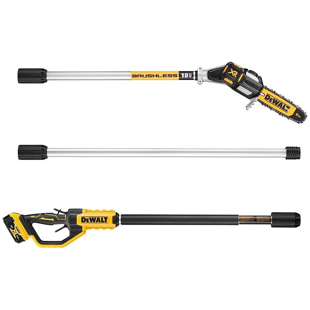 DeWalt DCMPS567P1-GB 18V XR Cordless Pole Saw (with 5Ah Battery & Charger) 4 DeWalt DCMPS567P1-GB 18V XR Cordless Pole Saw (with 5Ah Battery & Charger) - Image 4