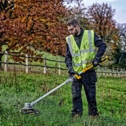 DeWalt DCMST561N-XJ 18V XR Cordless Grass Trimmer (Tool Only) -Greenworks Sale Shop dewalt dcmst561 grass trimmer lifestyle 1