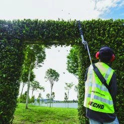 Echo HCAS-236ES LW Short Reach Petrol Pole Hedge Trimmer -Greenworks Sale Shop echo hcas 236es lw pole hedge trimmer lifestyle