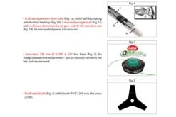 Oleo-Mac Brush Cutter Attachment (26mm Split Shaft) -Greenworks Sale Shop efco brushcutter attachment features