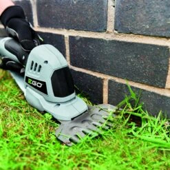 EGO Power+ CHT2001E 12V Cordless Shrub / Grass Shears (Bundle Builder) -Greenworks Sale Shop ego cht2001e grass shears lifestyle 1
