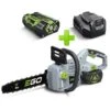 EGO Power+ CS1401E 56V Lithium-Ion Cordless Chainsaw Bundle (with 2.5Ah Battery & Charger)