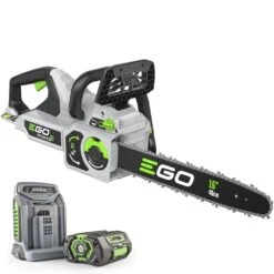 EGO Power+ CS1614E 40cm 56V Lithium-Ion Cordless Chainsaw (with 5.0Ah Battery & Fast Charger) (Bundle Builder)