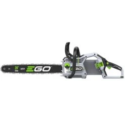 EGO Power+ CS2005E 50cm 56V Cordless Chainsaw (with 6Ah Battery & Rapid Charger) -Greenworks Sale Shop ego cs2000e chainsaw side bare 1