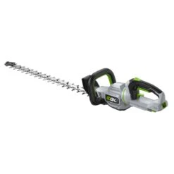 EGO Power+ HT2601E 66cm 56V Cordless Hedge Trimmer (with 2.5Ah Battery & Charger) -Greenworks Sale Shop ego ht2600e hedge trimmer rear angle 1