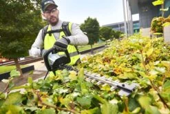 EGO Power+ HTX7500 Pro X 75cm 56V Cordless Hedge Trimmer (Bare Tool) -Greenworks Sale Shop ego htx6500 hedge trimmer lifestyle 3 1