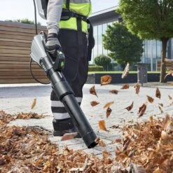 EGO Power+ LBX6000 Pro X 56V Cordless Leaf Blower (Bare Tool) (Bundle Builder) -Greenworks Sale Shop ego lbx6000 backpack blower lifestyle 1