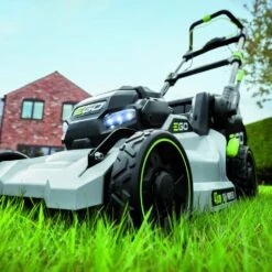 EGO Power+ LM1903E-SP 56V Poly Deck Variable Speed Cordless Lawn Mower (with 5.0Ah Battery & Rapid Charger) -Greenworks Sale Shop ego lm1903e sp lawnmower lifestyle 1