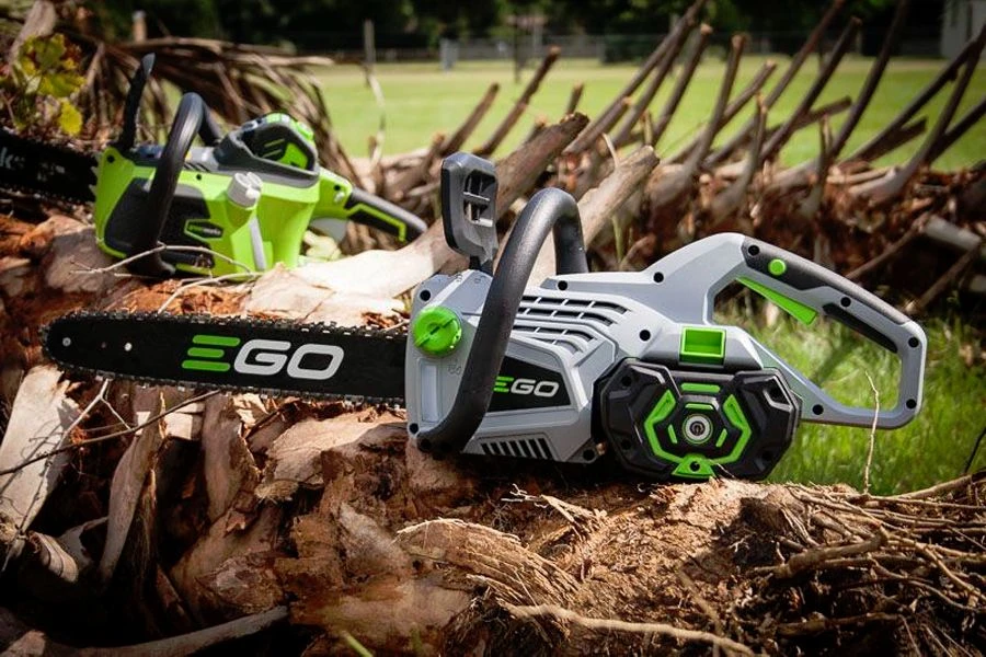 EGO Power+ CS1400E 35cm 56V Lithium-Ion Cordless Chainsaw (Bare Tool) 7 EGO Power+ CS1400E 35cm 56V Lithium-Ion Cordless Chainsaw (Bare Tool) - Image 7