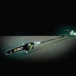 EGO Power+ PS1003E 56V Cordless Telescopic Pole Saw Kit + EP1000 1m Extension Pole (with 4Ah Battery & Charger) -Greenworks Sale Shop ego ps1000e pole pruner graphic 1